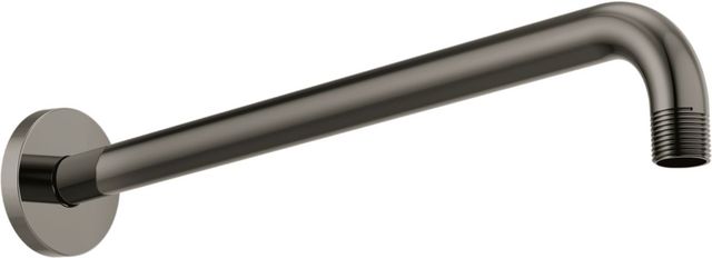 Brizo Essential™ Brilliance® Black Onyx 16" Linear Round Wall Mount Shower Arm and Flange-0