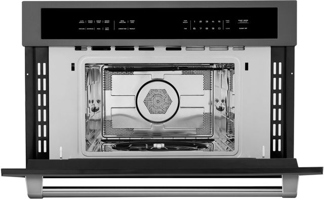 ZLINE 30" Black Stainless Steel Electric Speed Oven-1