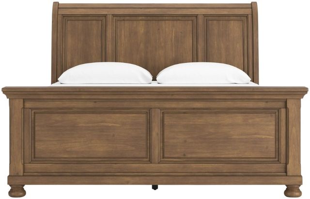 Signature Design by Ashley® Feddinger Medium Brown King Sleigh Bed-2
