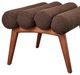 Moe's Home Collection Arlo Deep Brown Accent Stool-4