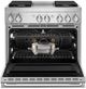 JennAir® NOIR™ 36" Stainless Steel Pro Style Dual Fuel Range-3