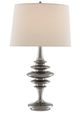 Currey & Company Cressida Black Nickel Table Lamp-1