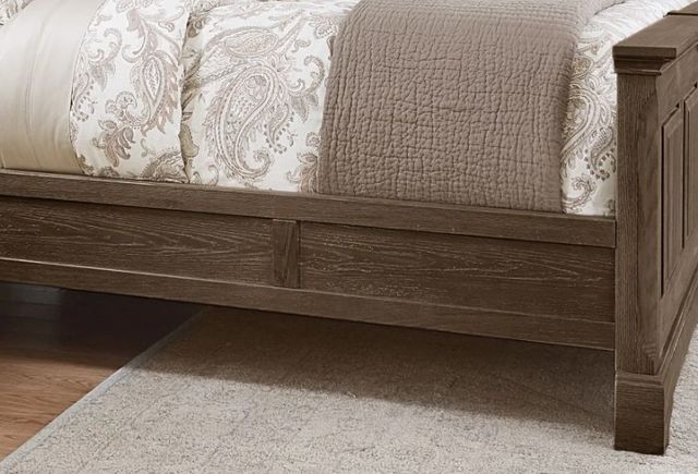 Artisan & Post by Vaughan-Bassett Heritage Cobblestone Oak California King Panel Bed-3