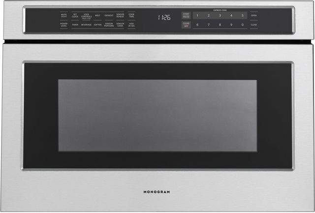 Monogram® 1.2 Cu. Ft. Stainless Steel Microwave Drawer-0