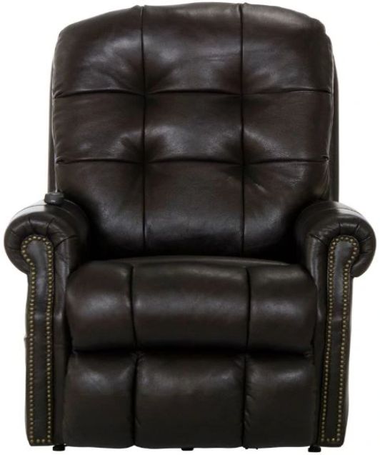 Catnapper® Madison Chocolate Power Lift Lay Flat Recliner with Heat and Massage-1