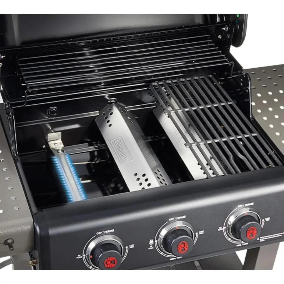 Coleman® Cookout™ 3-Burner Black Freestanding Liquid Propane Gas