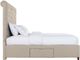 Elements International Waldorf Sand King Upholstered Storage Bed-2