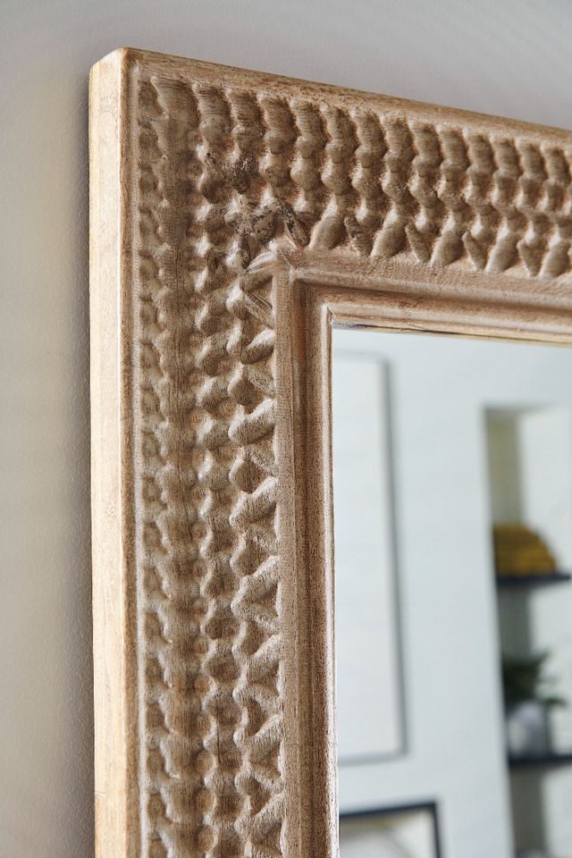 Signature Design by Ashley® Belenburg Washed Brown Floor Mirror-3