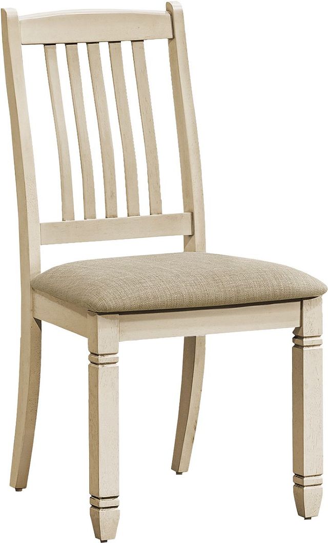 Monarch Specialties Inc. 2-Piece Beige Upholstered Dining Chair Set-0
