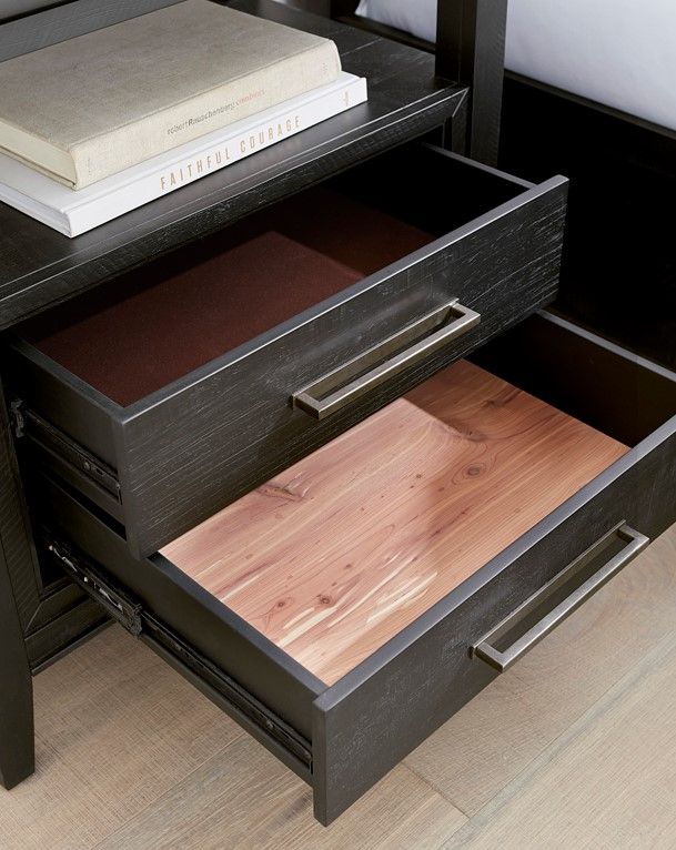 aspenhome® Camden Domino 2-Drawer Nightstand-2
