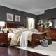 Liberty Furniture Rustic Traditions 5-Piece Rustic Cherry Queen Sleigh Bedroom Set-1