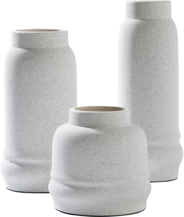 Signature Design by Ashley® Jayden 3-Piece White Vase Set-0