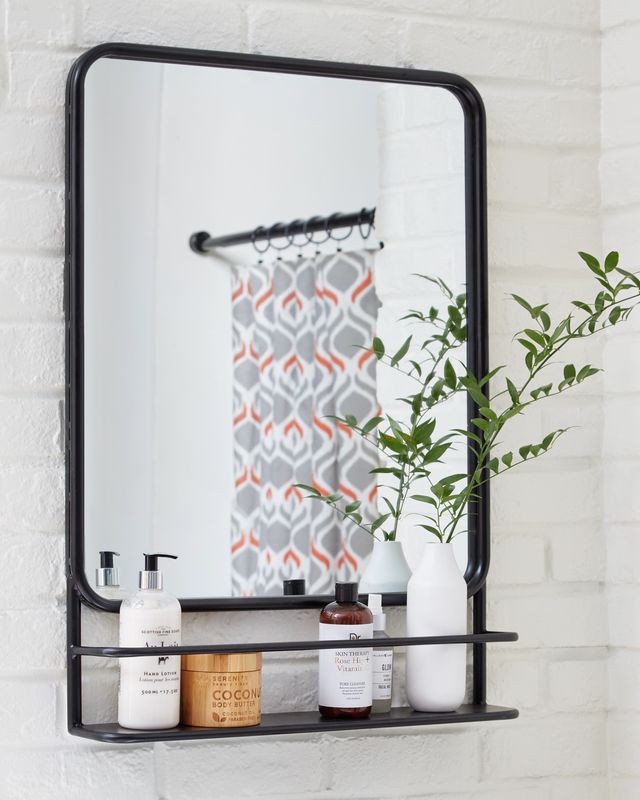 Signature Design by Ashley® Ebba Black Vertical Accent Mirror-4