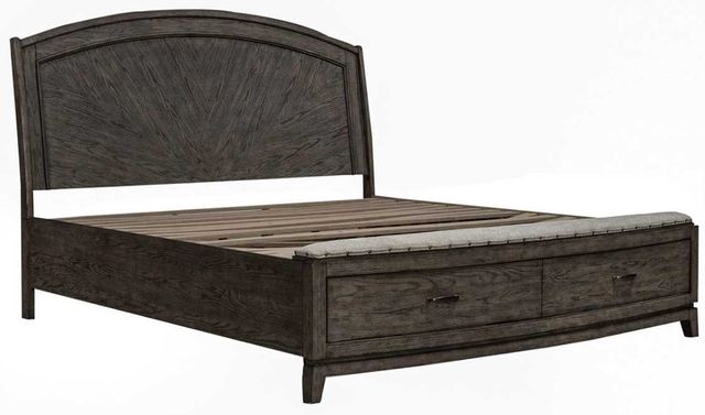 Liberty Furniture Avalon Coffee Bean Queen Panel Storage Bed-0
