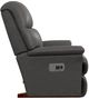 La-Z-Boy® Reed Gray Leather Power Rocking Recliner with Headrest-3