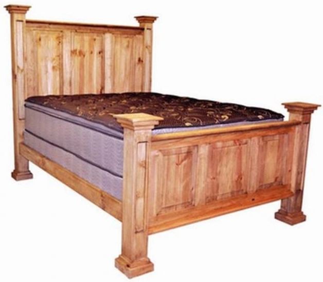 Million Dollar Rustic Queen Oasis Panel Bed-0