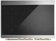 Ilve® Majestic III 40" Blue Gray Pro Style Induction Range with Solid Door and Brass Trim-2