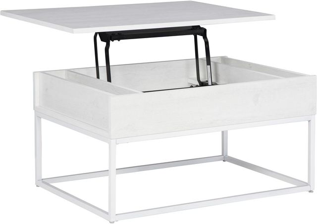 Signature Design by Ashley® Deznee White Lift Top Coffee Table-0