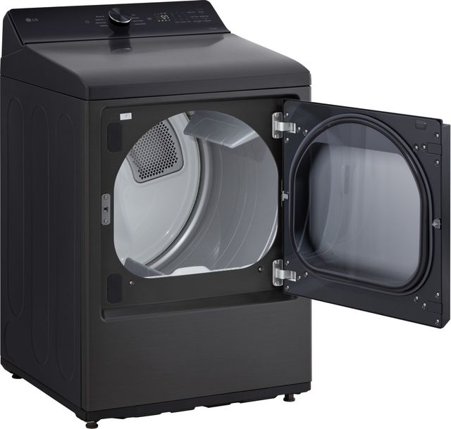 LG 7.3 Cu. Ft. Platinum Black Front Load Electric Dryer -2