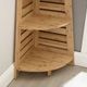 Linon Bracken Natural Bamboo Corner Shelf-4