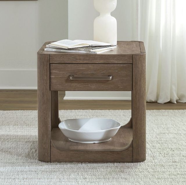 Liberty Furniture South Bend Burnished Clay End Table-1