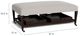 Bassett® Furniture Customizable Kara 51" Ottoman with Trays-3