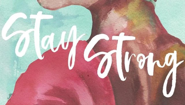 Classy Art Stay Strong by Elizabeth Medley Wall Art-1