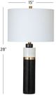 Bassett Mirror Gregory Black/Brass/White Table Lamp-3