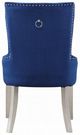 ACME Furniture Varian Antique Platinum/Blue Side Chair-3