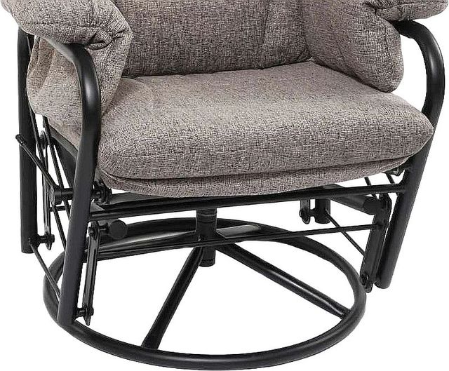 PEL International EKO 18 Series Gray Manual Swivel Glider Recliner-1