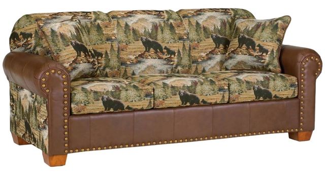 Marshfield Furniture McClain Brown/Gray/Yellow Queen Sleeper-0