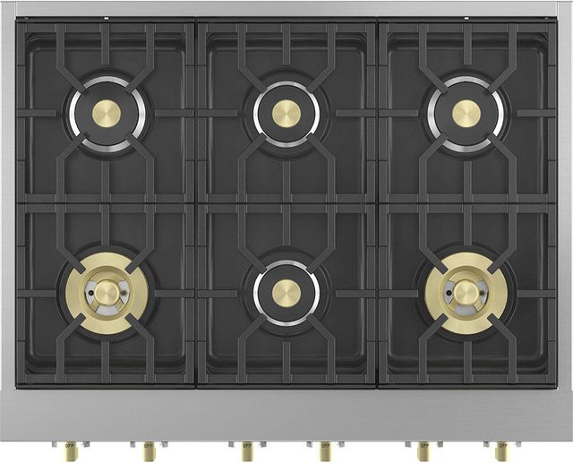 Monogram® Statement Collection 36" Stainless Steel Gas Rangetop-1