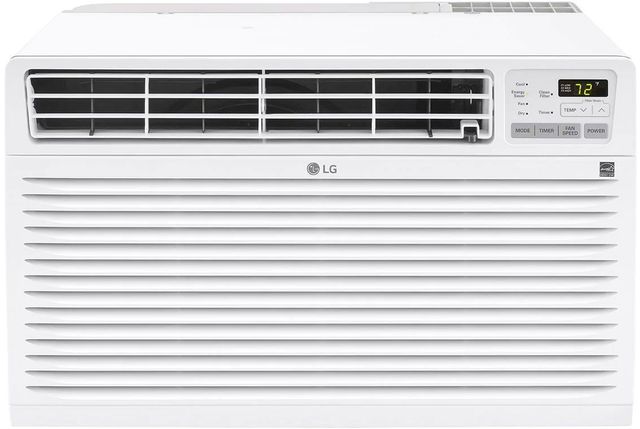 LG 11,200 BTU's White Thru-The-Wall Air Conditioner with Heat