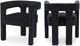 Meridian Furniture Athena Black Dining Chair-4