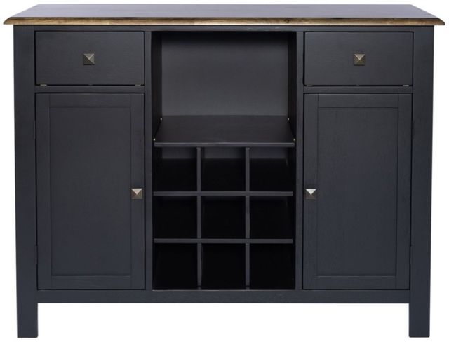 Liberty Furniture Carolina Crossing Antique Honey/Black Server-2
