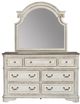 Liberty Furniture Magnolia Manor Antique White Mirror-2