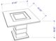 Global Furniture USA Monaco 7-Piece Dark Gray Occasional Table Set-2
