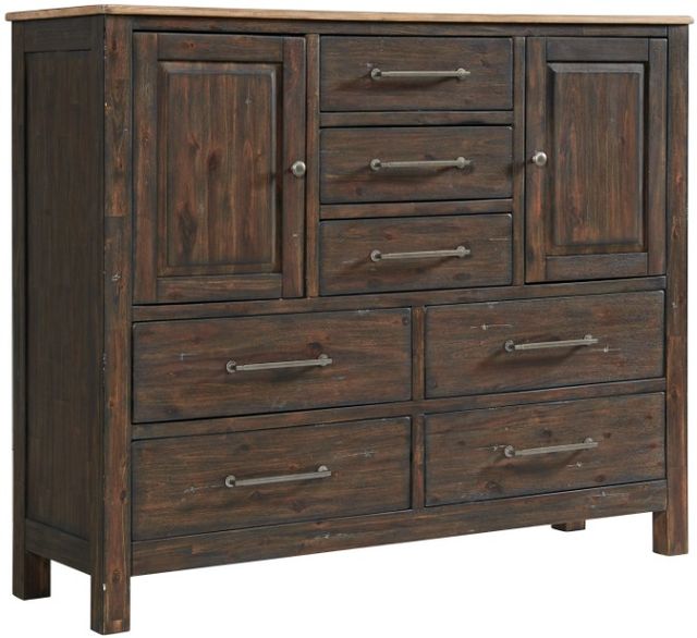 Intercon Transitions Driftwood/Sable 62" Gentleman's Chest-0