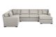HM Richards Cindy Crawford Harmonie Echo Silver 3pc Chaise Sectional-2