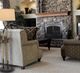 Cal® Lighting & Accessories Pecos Beige/Black Iron Floor Lamp-1