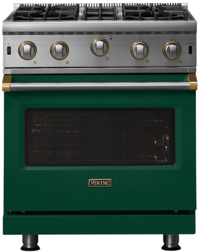 Viking® 5 Series 30" Ivy  Liquid Propane Pro Style Gas Range-0