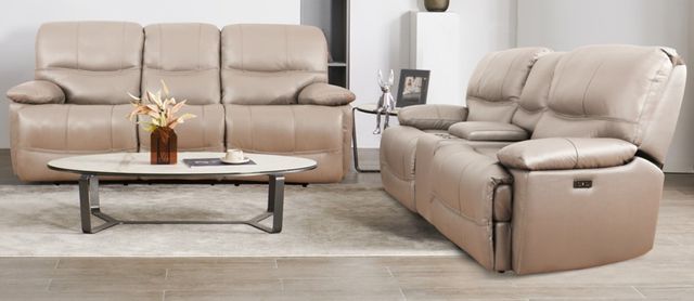 American Wholesale Furniture Colt Taupe Power Reclining Sofa-1
