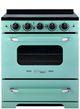 Unique Appliances Classic Retro 30" Ocean Mist Turquoise Slide-In Induction Range-0