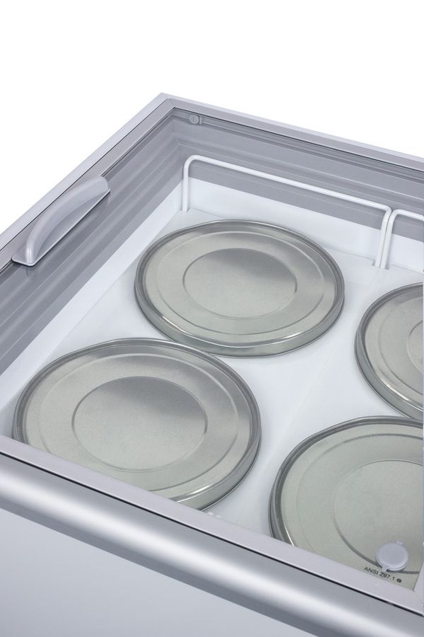 Summit® Commercial 60"® 17.8 Cu. Ft. White Chest Freezer-1