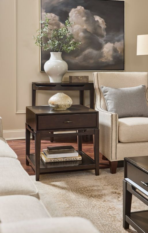 aspenhome® Sutton French Roast End Table-1