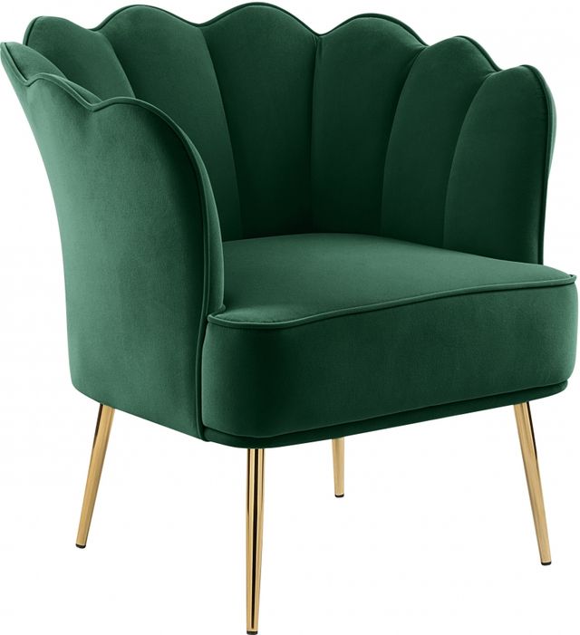 Meridian Furniture Jester Green Velvet Chair-0