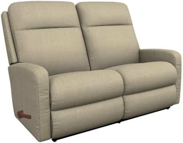 La-Z-Boy® Finely Linen Manual Wall Reclining Loveseat-0