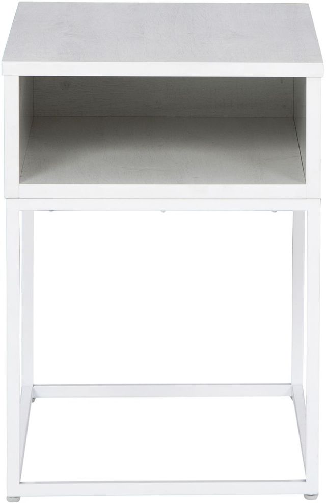 Signature Design by Ashley® Deznee White End Table-1