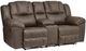 Signature Design by Ashley® Knoxlee Driftwood Manual Reclining Loveseat with Console-0