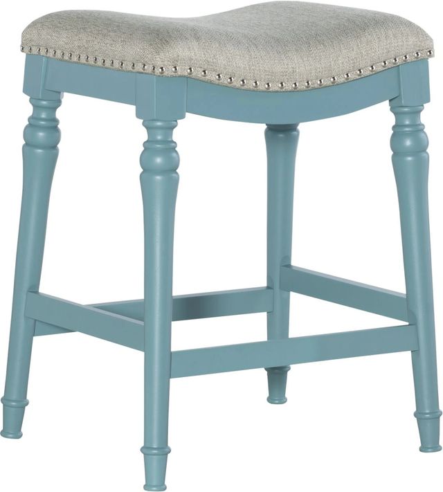 Powell® Lockhart Blue Big and Tall Counter Stool-0